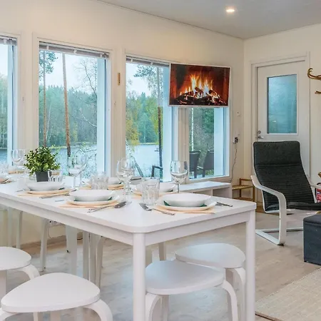 Renkaranta - Modern For 8-12 Person, Own Beach, Sauna & Hot Tub - Surrounded By Forests Villa *