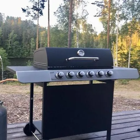 Renkaranta - Modern For 8-12 Person, Own Beach, Sauna & Hot Tub - Surrounded By Forests *