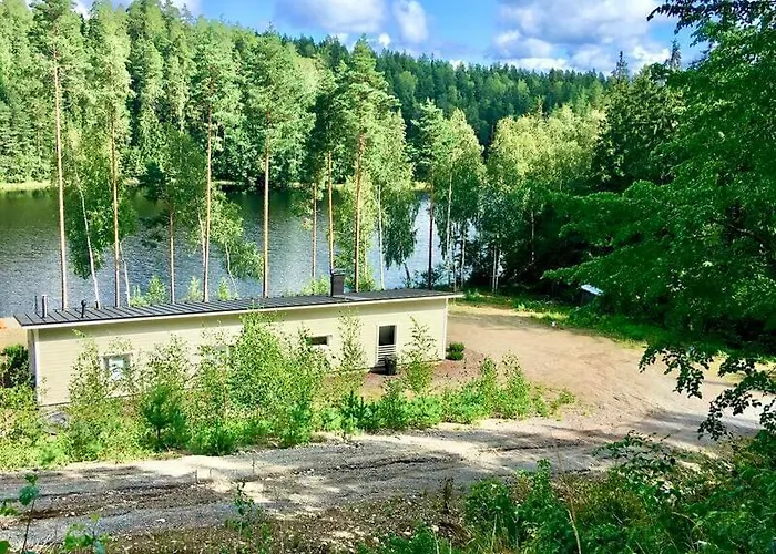 Renkaranta - Modern For 8-12 Person, Own Beach, Sauna & Hot Tub - Surrounded By Forests Villa Hämeenlinna