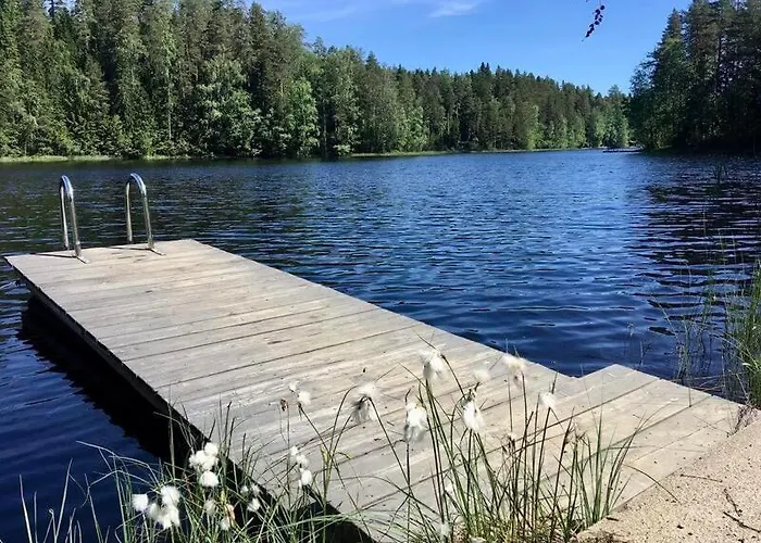 Renkaranta - Modern For 8-12 Person, Own Beach, Sauna & Hot Tub - Surrounded By Forests Villa